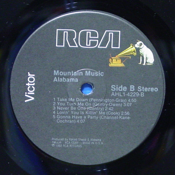 Alabama : Mountain Music (LP, Album, Ind)