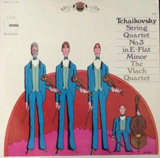 Pyotr Ilyich Tchaikovsky, Vlach Quartet : String Quartet No. 3 In E-Flat Minor Op. 30 (LP, Album)