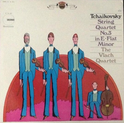 Pyotr Ilyich Tchaikovsky, Vlach Quartet : String Quartet No. 3 In E-Flat Minor Op. 30 (LP, Album)