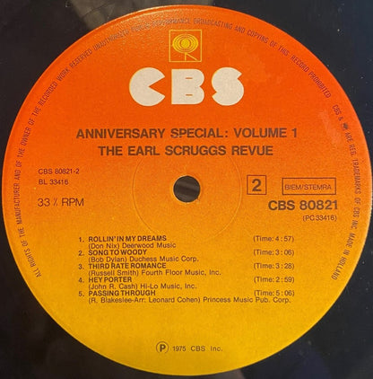 Earl Scruggs Revue : Anniversary Special Volume One (LP, Album)