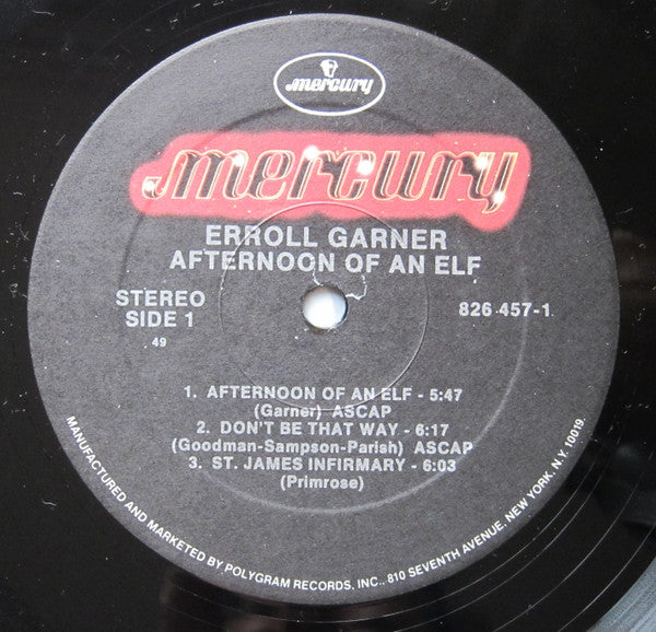 Erroll Garner : Afternoon Of An Elf (LP, RE)