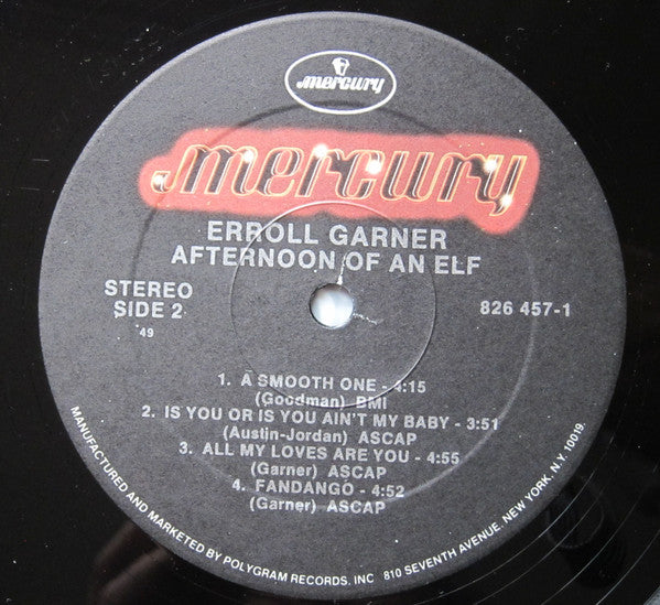 Erroll Garner : Afternoon Of An Elf (LP, RE)