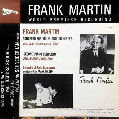 Frank Martin (3) : Piano Concerto No 2 / Violin Concerto (LP, Can)