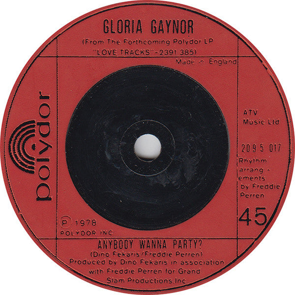 Gloria Gaynor : I Will Survive (7", Single, Red)