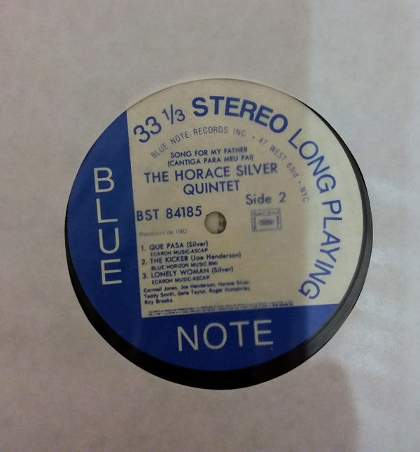 The Horace Silver Quintet : Song For My Father (Cantiga Para Meu Pai) (LP, Album, RE)