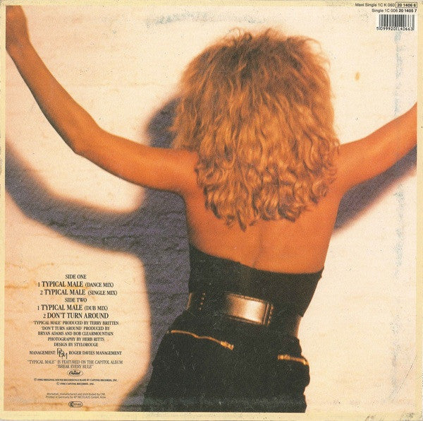 Tina Turner : Typical Male (Dance Mix) (12", Maxi)