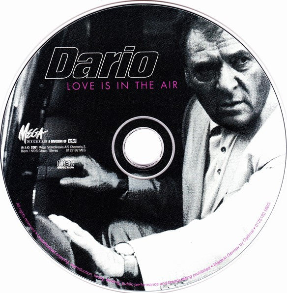 Dario Campeotto : Love Is In The Air (CD, Album)