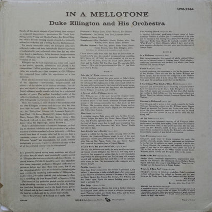 Duke Ellington And His Orchestra : In A Mellotone (LP, Comp, Mono, RE)