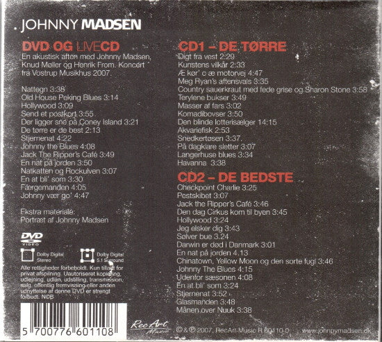 Johnny Madsen : De Tørre & De Bedste (3xCD, Comp + DVD-V, Multichannel)