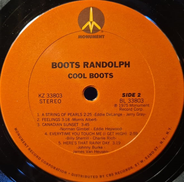 Boots Randolph : Cool Boots (LP)