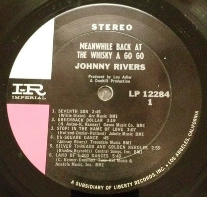 Johnny Rivers : Meanwhile Back At The Whisky À Go Go (LP, Album, Ter)