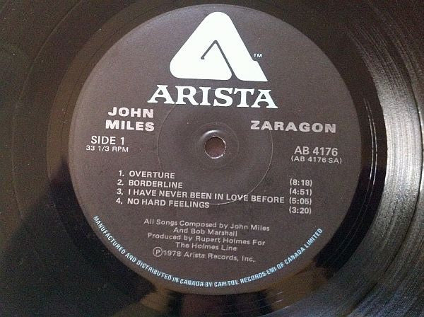 John Miles : Zaragon (LP, Album)