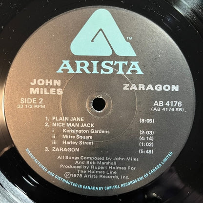 John Miles : Zaragon (LP, Album)