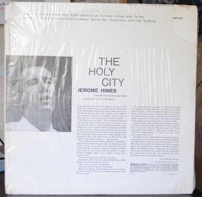 Jerome Hines : The Holy City (LP, Album)