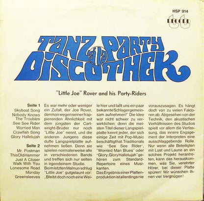 "Little Joe" Rover And His Party-Riders : Tanzparty À La Discothek (LP, Album)