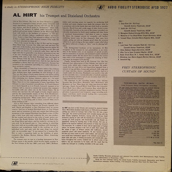 Al Hirt : Swingin' Dixie (LP, Album)