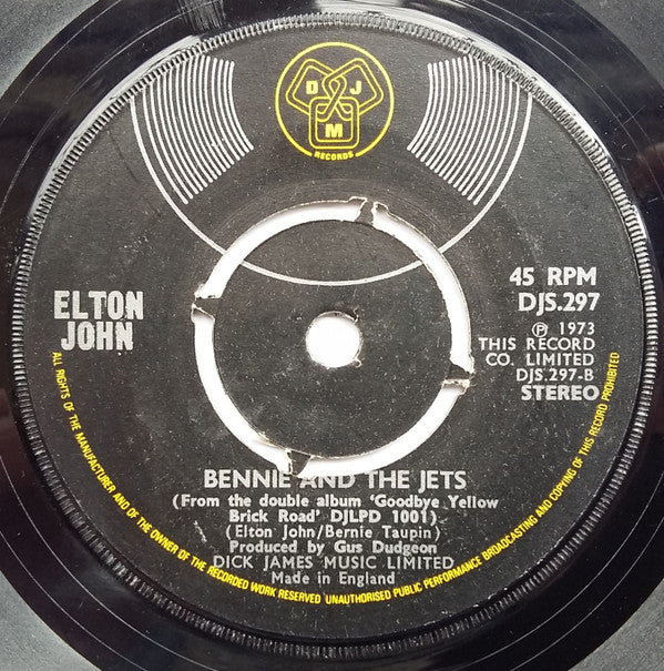 Elton John : Candle In The Wind (7", Single, Kno)