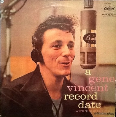 Gene Vincent & His Blue Caps : A Gene Vincent Record Date (LP, Album, Mono, RE, Red)