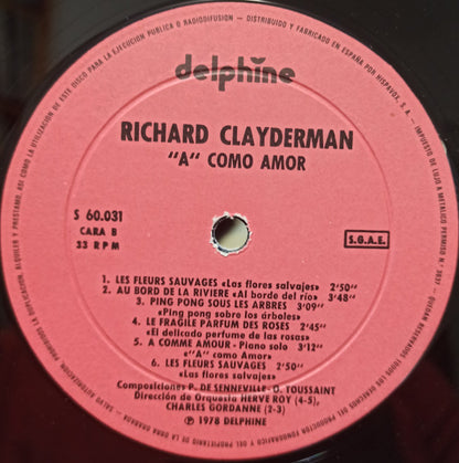 Richard Clayderman : A Como Amor (LP, Album)