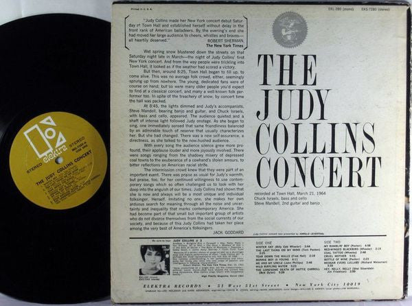 Judy Collins : The Judy Collins Concert (LP, Album, RE, All)