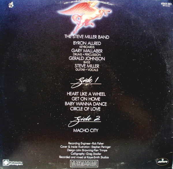 Steve Miller Band : Circle Of Love (LP, Album)