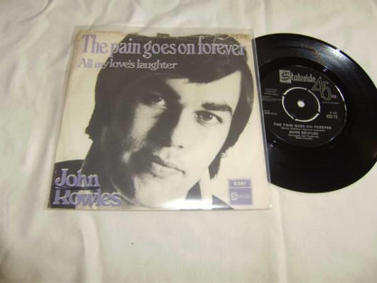 John Rowles : The Pain Goes On Forever (7", Single)