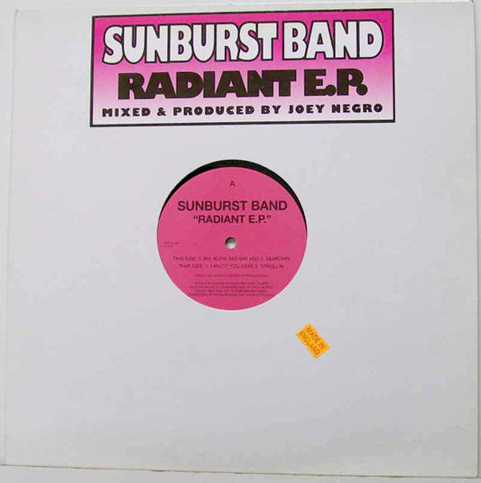 The Sunburst Band : Radiant E.P. (12", EP)