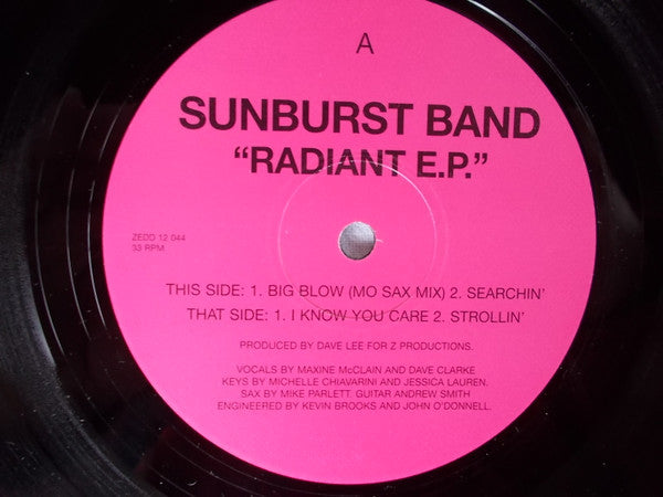 The Sunburst Band : Radiant E.P. (12", EP)