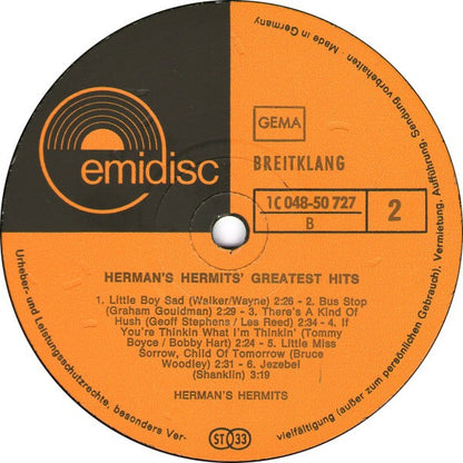 Herman's Hermits : Greatest Hits (LP, Comp)