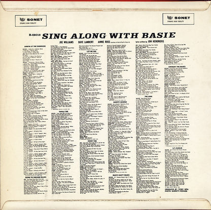 Joe Williams, Dave Lambert (3), Jon Hendricks, Annie Ross Plus Count Basie Orchestra : Sing Along With Basie (LP, Album)