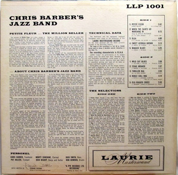 Chris Barber's Jazz Band : Petite Fleur (LP, Album)