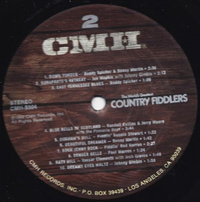 Various : The World's Greatest Country Fiddlers (2xLP, Comp, Gat)