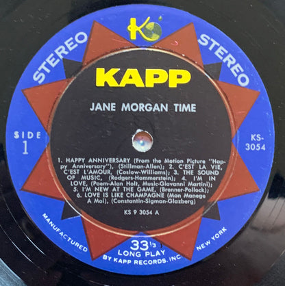 Jane Morgan : Jane Morgan Time (LP)