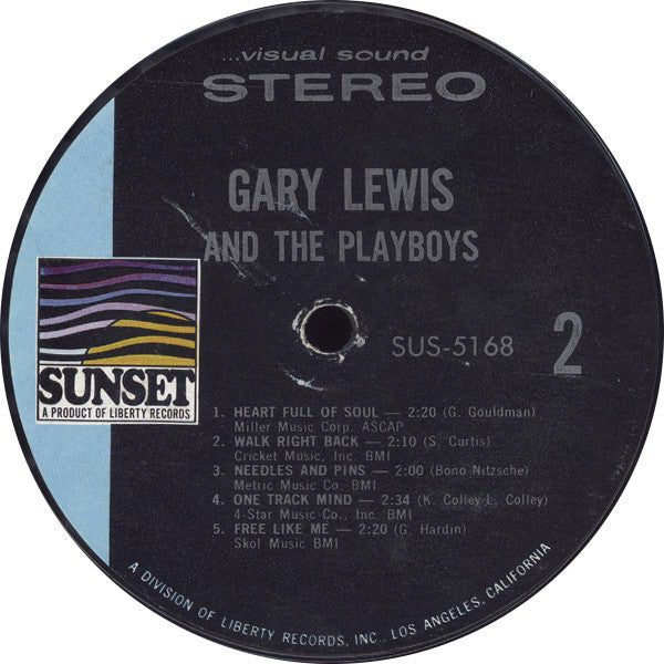 Gary Lewis & The Playboys : Gary Lewis & The Playboys (LP, Comp, Styrene)