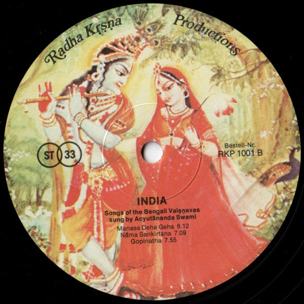 Acyutananda Swami : India (LP, Eng)