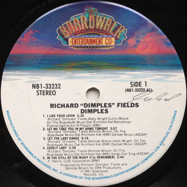 Richard 'Dimples' Fields : Dimples (LP, Album)