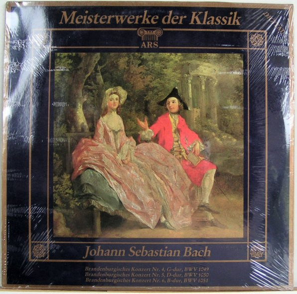 Johann Sebastian Bach, Musici Di San Marco / Luigi Varese : Meisterwerke Der Klassik, Brandenburgische Konzerte Nr. 4-6 (LP)