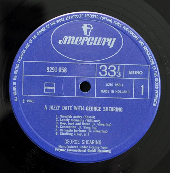 George Shearing : A Jazzy Date With (LP, RE)