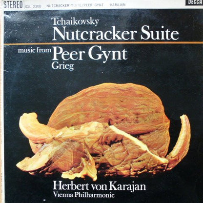 Pyotr Ilyich Tchaikovsky / Edvard Grieg, Herbert von Karajan / Wiener Philharmoniker : Nutcracker Suite / Music From Peer Gynt (LP, RP)