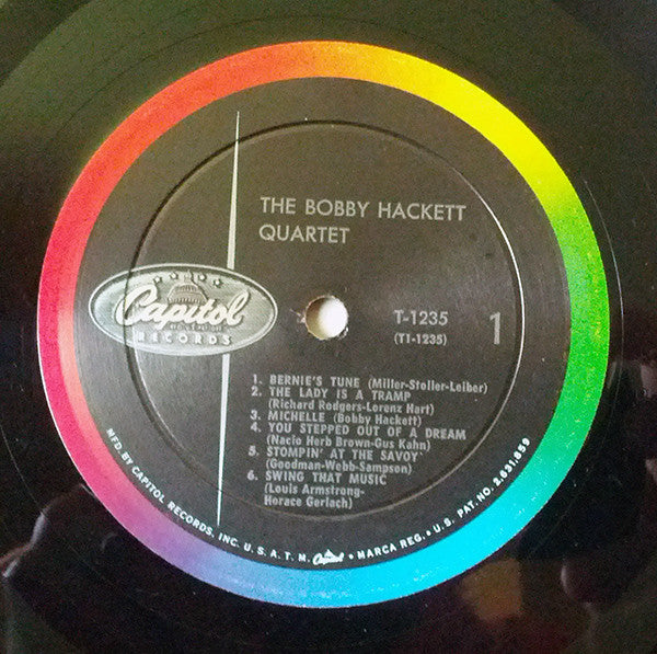 The Bobby Hackett Quartet : The Bobby Hackett Quartet (LP, Album, Mono)