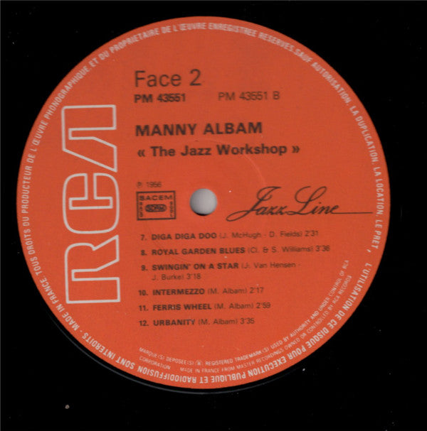 Manny Albam : The Jazz Workshop (LP, Album, RE)