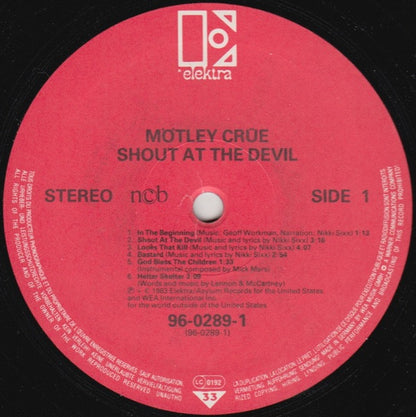 Mötley Crüe : Shout At The Devil (LP, Album, Gat)