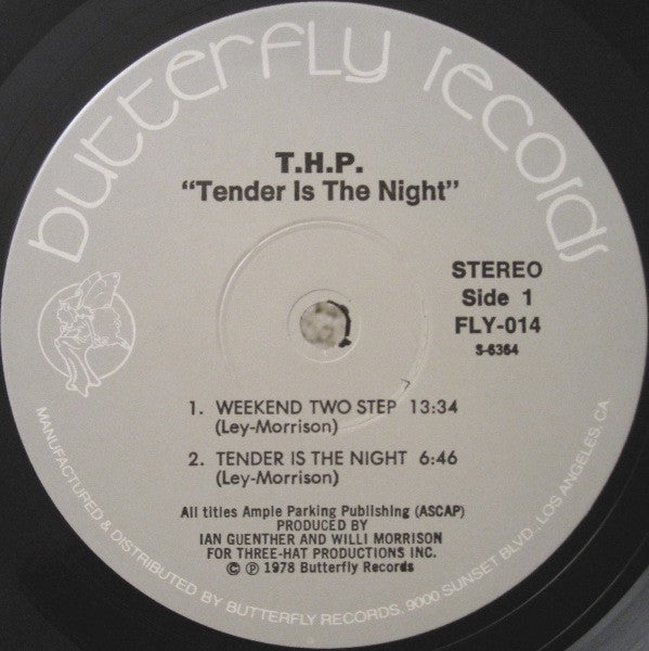 THP Orchestra : THP #2 - Tender Is The Night (LP, Album)