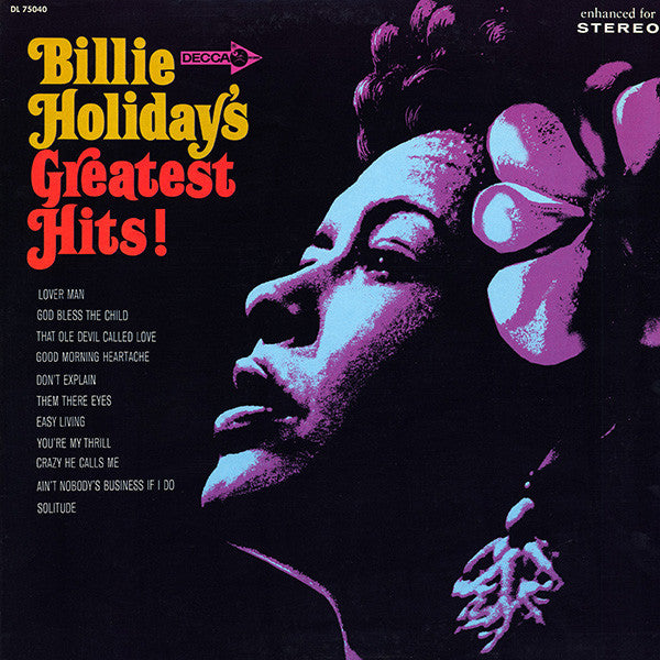 Billie Holiday : Billie Holiday's Greatest Hits! (LP, Comp, RE)