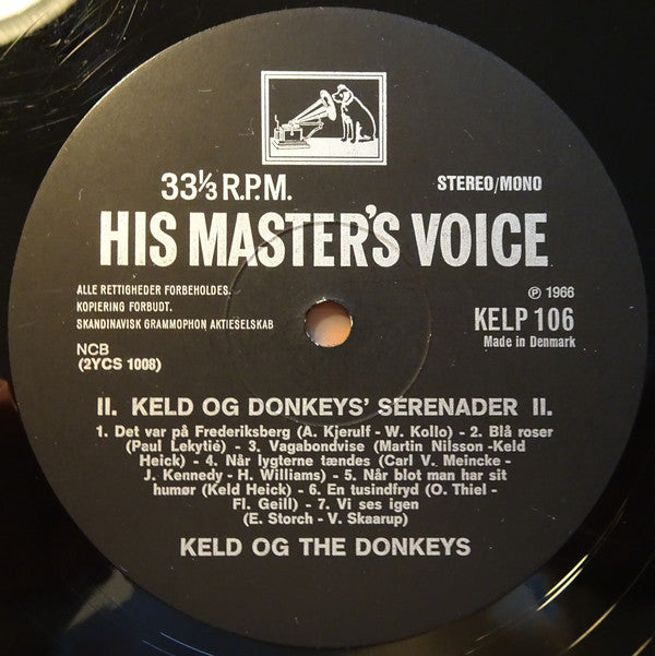 Keld & The Donkeys : Serenader (LP, Album)