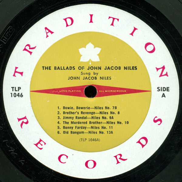 John Jacob Niles : The Ballads Of John Jacob Niles (2xLP, Album, Mono)