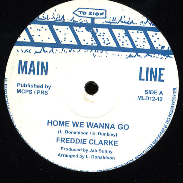 Freddy Clarke / Debbie Rivers : Home We Wanna Go / Jah Light Shining On Me (12")