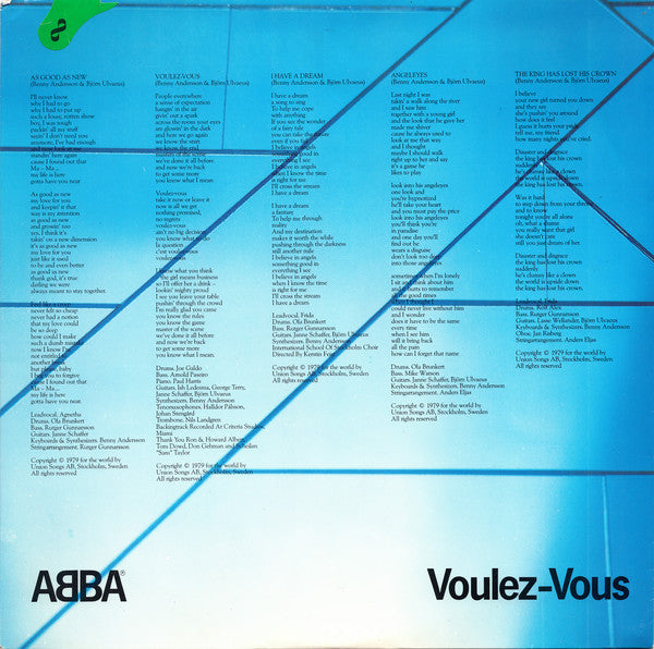 ABBA : Voulez-Vous (LP, Album)