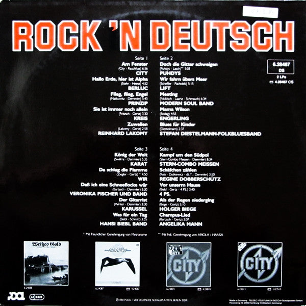 Various : Rock'n Deutsch (2xLP, Comp, Gat)