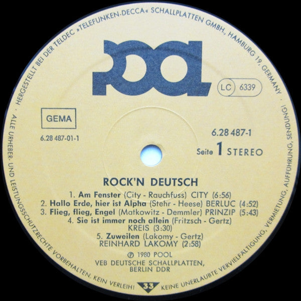 Various : Rock'n Deutsch (2xLP, Comp, Gat)